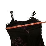 City Triangles 90s Vintage  Floral Dress Glitter Roses Formal Cocktail Photo 10