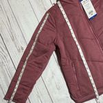 Anthropologie Anthropology THREE DOTS Full Zip Quilted Knit Jacket Red Size L Photo 10