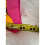 Liz Claiborne Silk Scarf Floral Pink Orange Blue Lightweight Accessory Photo 5