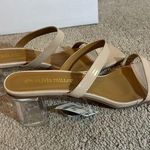 Olivia Miller Nude/clear block heel Photo 0