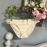 Xhilaration Bikini Bottoms Beige Cream Crochet Lace Womens Large New Photo 1