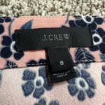 J.Crew  pink & blue floral long-sleeve v-neck top size 8 Photo 5