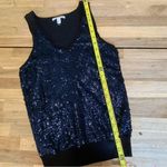 Mango MNG Navy And Black Sequin Tank S Photo 3