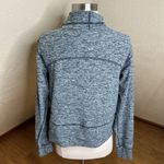 Lululemon Pullover Womens 4 Heathered Blue Fleece Ready To Rulu Funnel Neck Photo 10
