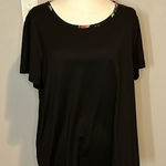 Kensie  tropical floral accent hem tshirt‎ size M BIN C Photo 0