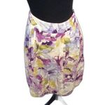 Christopher & Banks  Size 12 Floral Lined Cotton Skirt Career Church Photo 0