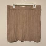 Abercrombie & Fitch NWT Abercrombie Sweater Mini Skirt Size XL Neutral Knit NEW Photo 5