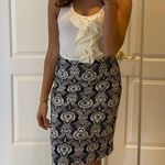 Black and Silver Skirt Size 4 Photo 1