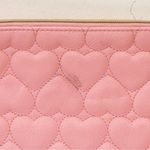 Betsey Johnson  Pink Clutch White Flowers and Pearls Appliqué Wristlet Photo 2