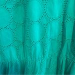 J.Crew  Green V-neck Lace Dress Size 14 Photo 5