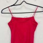 Madewell Squareneck Tank Top Watermelon Spaghetti Straps Slim Stretch XXS NWT Photo 7