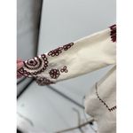 MiH Jeans Edelson Embroidered Peasant Boho Blouse Shirt Womens Size Small Photo 8