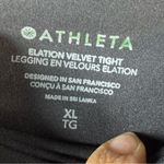 Athleta  Elation velvet tight leggings SZ:XL Photo 9