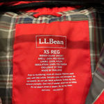 LL Bean Quilted Vest Burnt Orange Red Size XS Gorpcore Preppy New England Warm Photo 2