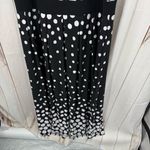 Woman Within  Women’s 2x Black White Patterned Maxi Dress Stretchy Photo 4