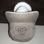 NFL Team Apparel Pittsburgh Steelers Y2K NEW Women's S/M Hat Army Green NFL Chic Cadet Military Photo 0