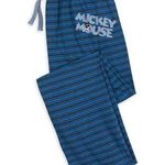 Disney Mickey Mouse Striped Print Lounge Sleepwear Pajamas Pants Size 2X Photo 0