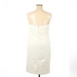 Ann Taylor Off White Cream Strapless Sweetheart Neckline Cocktail Dress Size 16 Photo 1