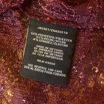 R & M Richards R & M Richard’s NWT Bolero Jacket Wine color 3/4 Sleeve Lace Sequin Scalloped Photo 3