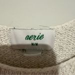 Aerie crochet sweater tank top ivory off white size medium Photo 2