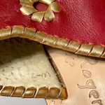 Jack Rogers Jacks Sandals Garnet & Gold Sz 6 Photo 5