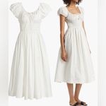 NWOT DÔEN Quinn Salt white Organic Cotton Poplin Maxi Dress sz M Size M Photo 2