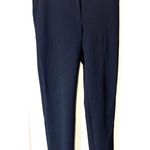 Ann Taylor Seamed Ankle Pants Black Slit Front Size 2 Bi-stretch career office Photo 1