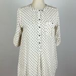 Free People  Patterned Pocket Popover Top XS Short Sleeve Photo 0