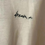 Free People 🆕  Ivory Cozy Cool Girl Lounge T-Shirt M🆕 Photo 8