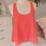 Altar'd State Romantic Coral Flowy TopTie Back Photo 8