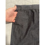 Tommy Hilfiger Skirt Womens Size 14 Gray Pencil Pocketed Belt Loops Zip Midi Photo 1