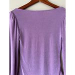 Peach Love California  Purple Long Sleeve Bodysuit Size Small Photo 9