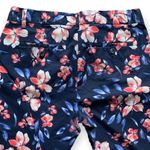  Khakis by Gap Slim City Navy Blue Floral Pants 2 Photo 1