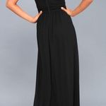Lulus  Leading Role Black Maxi Dress Size Small Photo 1
