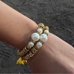 Indian Wedding Mehandi Gaaney Maiyan ceremony Haldi ceremony Dholki Wristband Gold Photo 2