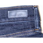 Abercrombie & Fitch Blue Denim Dark Wash Cotton Low Rise Jean Shorts Size 26 Photo 2