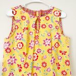 Sag Harbor Vintage Sag Harbour Petites Yellow Cottagecore Floral Plaid Summer Dress Photo 1