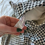 Chico's Womens Size 12 2 Houndstooth Dress Pants Trousers Elastic Waist Office Photo 3