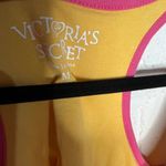Victoria's Secret Women's Love Racerback Pajama Cotton Yellow Pink Size Medium Photo 1