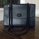 Coach  Parker Pull Through Chain Two Way Purse, Pine Green / Pewter Photo 0