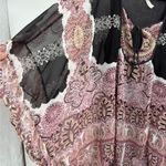 Free People  Boho hippie Ruffle Marla Dreams Butterfly Paisley Dress Size small Photo 9