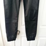 3X1 Black Coated Canvas Elasticized Ankle Jogger Retro Straight Leg Pants NWT 27 Photo 8