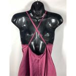 Victoria's Secret  Satin Maroon Chemise Size Medium Photo 2