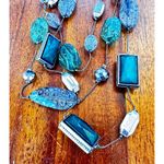 Vintage Beaded Necklace Triple Standed 22 inch 2 inch extender NY Mark … Photo 3