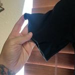 None Short-Sleeve V-Neck Ribbed Knit Pullover Size M Drawstring Waist‎ Stretchy Top Photo 2