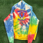 Grateful Dead Summer Tour 1987 Rock Band Tie-Dye Hoodie Size 3X Photo 0