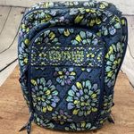 Vera Bradley Floral Quilted Blue Backpack Photo 0