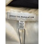 Dress the Population Women's Berkley Bodycon Mini Glam Tuxedo Dress Size XXL Photo 6