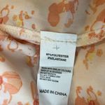 ASOS Lola May Mini Slip Dress Crossover Straps Floral Orange UK 14 US Size 10 Photo 3