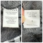 Mittoshop Womens Gingham Check Stretch Flare Pants High Waist Black White Small Photo 5